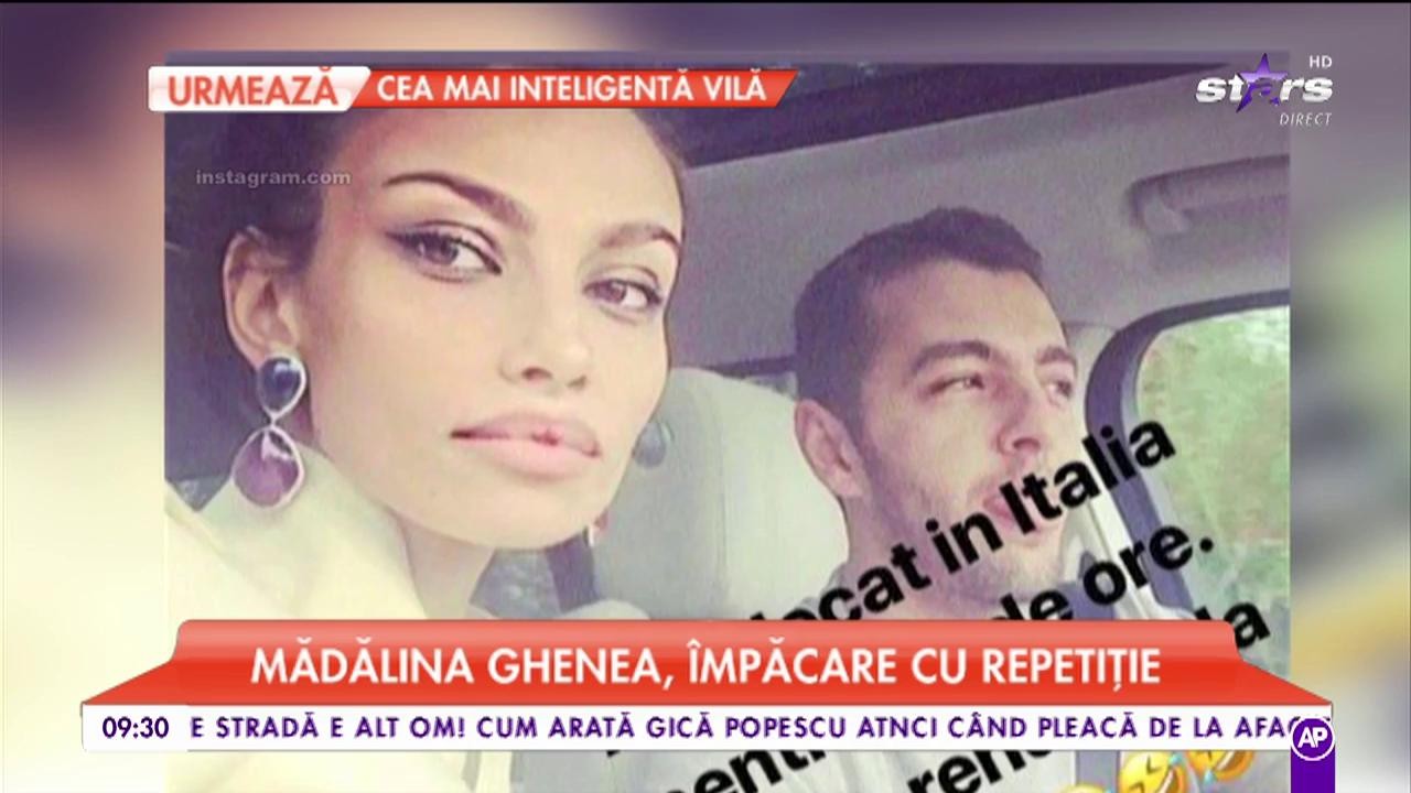 Mădălina Ghenea, împăcare cu repetiție