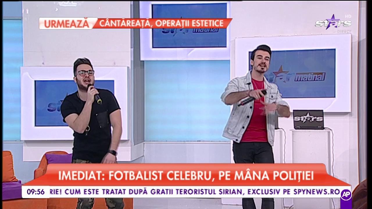 Alexander și Mayo au cântat piesa „Se poate”