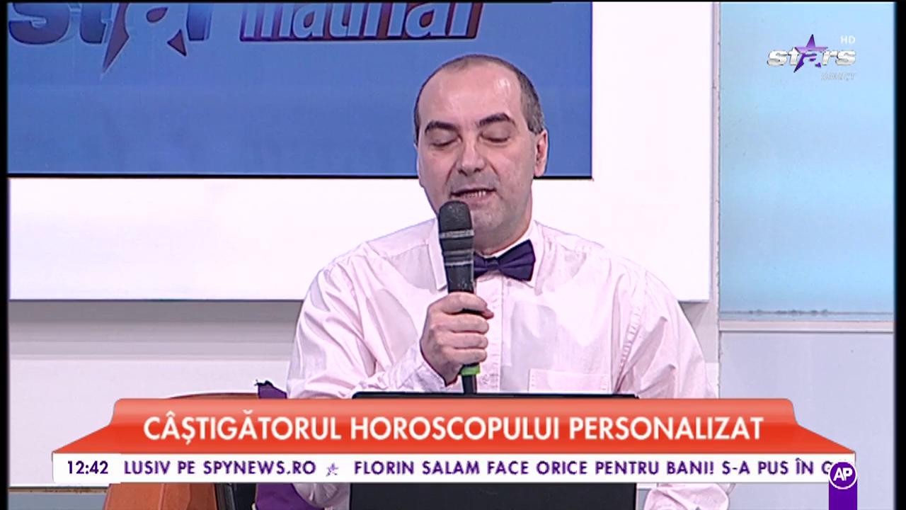 Mihai Sebastian, câștigătorul horoscopului persoanlizat