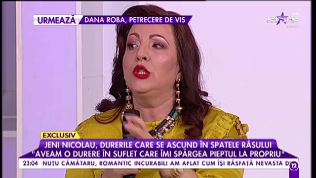 Jeni NIcolau, durerile care se ascund &icirc;n spatele r&acirc;sului