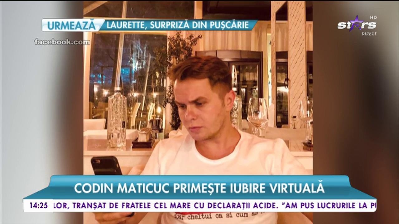 Codin Maticiuc primeștre iubire virtuală