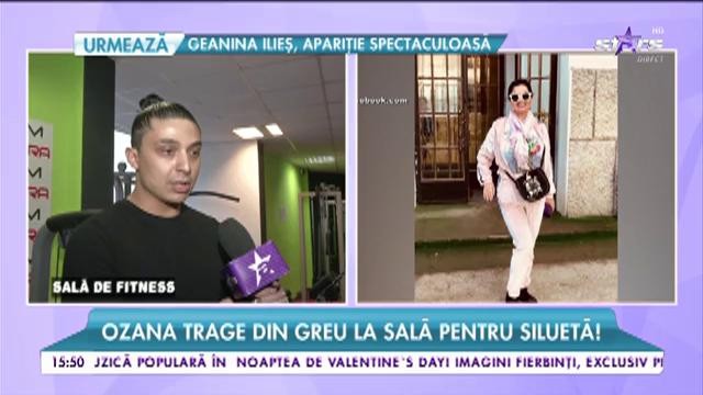 Ozana Barabancea trage din greu la sală pentru siluetă
