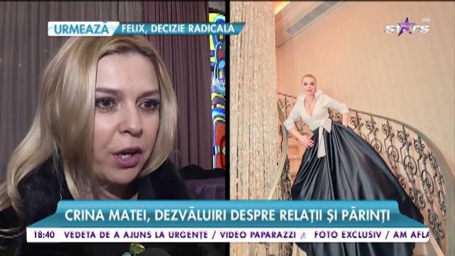Crina Matei, dezvăluiri despre relații și părinți: &bdquo;Sunt o fire optimistă&rdquo;