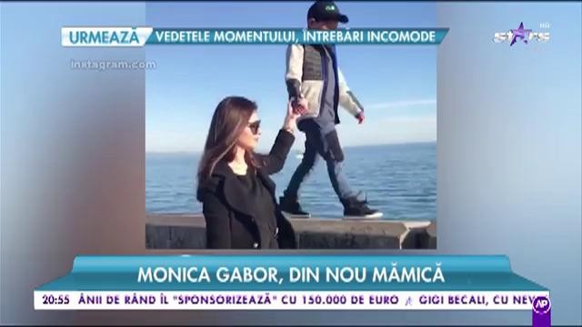 Monica Gabor, din nou mămică