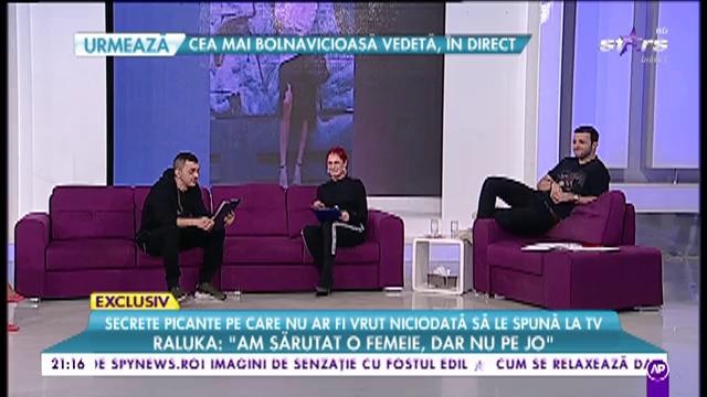 Vescan și Raluka răspund la cele mai incomode întrebări. Raluka: „Am sărutat o femeie, dar nu pe JO”