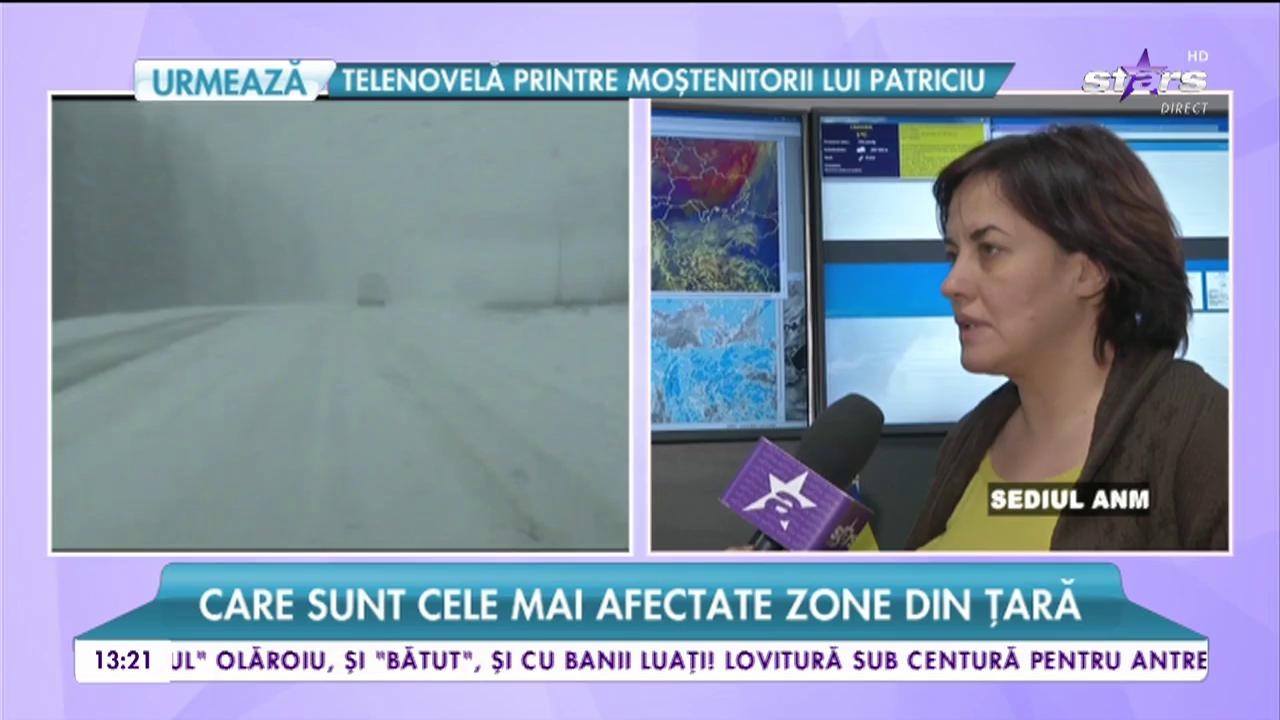 Nu am scăpat de iarnă! Frigul și ninsorile vin abia acum. Care sunt cele mai afacetat zone