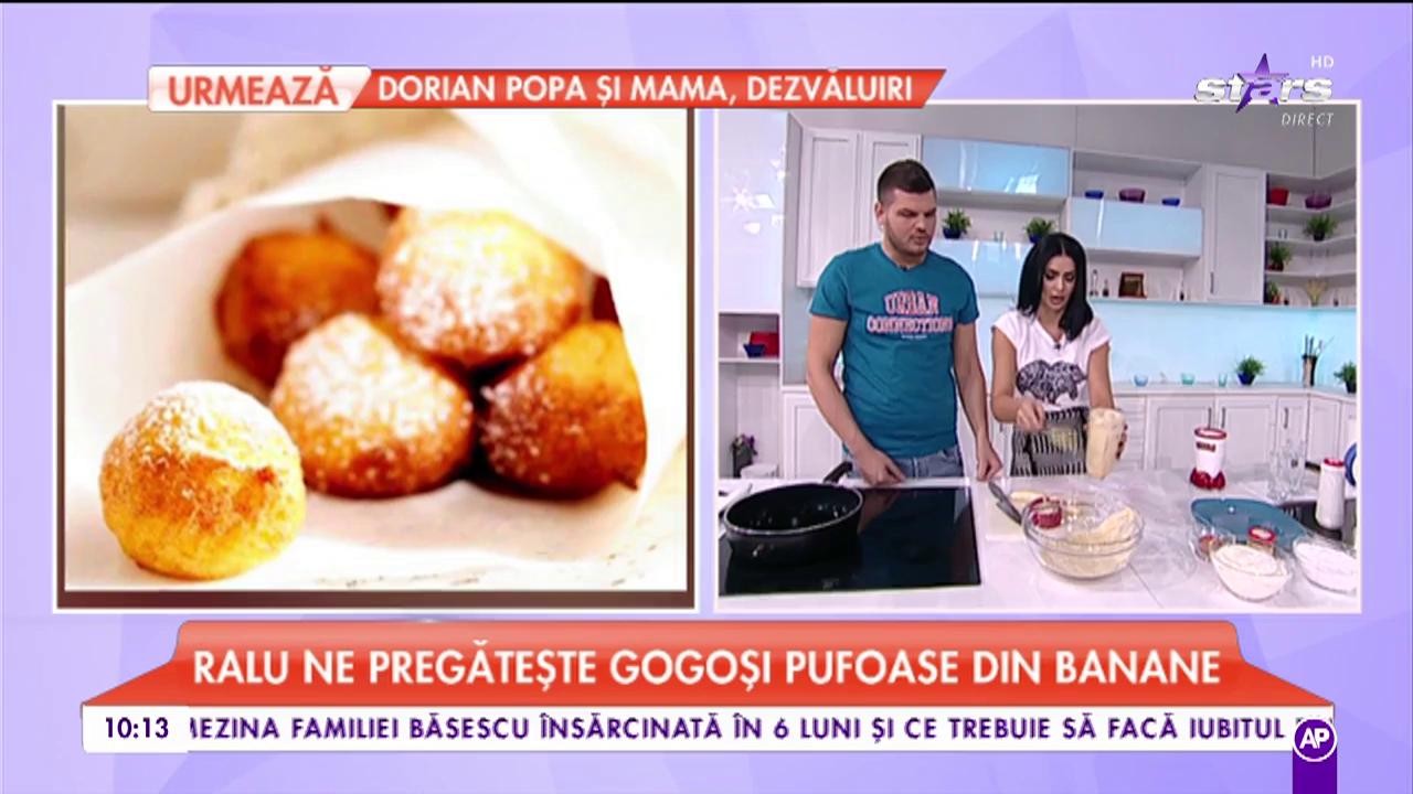 Ralu pegătește gogoși pufoase din banane