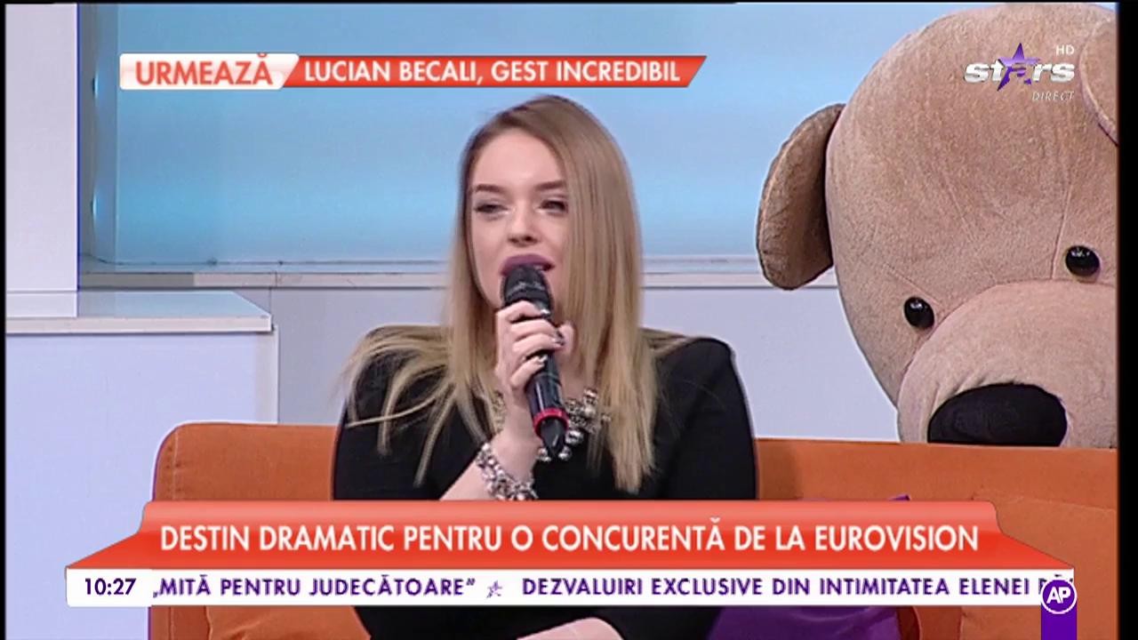 Destin dramatic pentru o concurentă la Eurovision. Cât de greu îi este să meargă mai departe: ”Bunica mi-a spus să câștig”