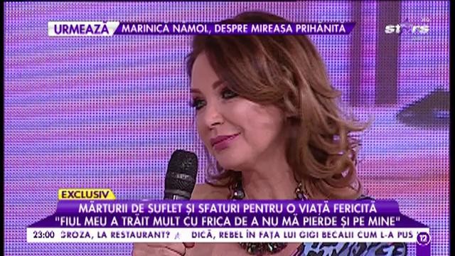 Eugenia Șerban, o nouă cumpănă cumplită: &bdquo;Fiul meu a trăit mult cu frica de a nu mă pierde și pe mine&rdquo;