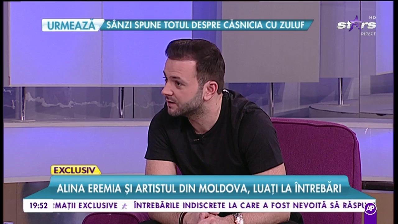 Alina Eremia şi Mark, un artist din Moldova, luaţi la întrebări! Ce secrete ascund cei doi?