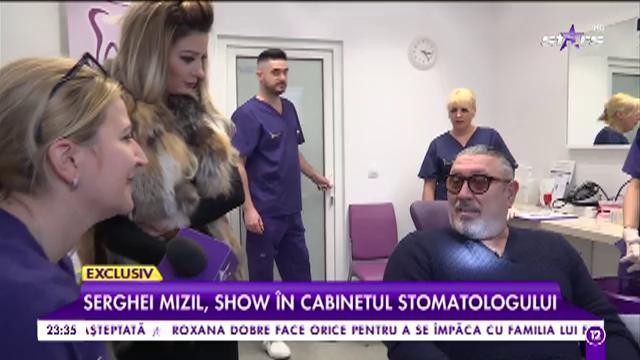 Serghei Mizil, show &icirc;n cabinetul stomatologului