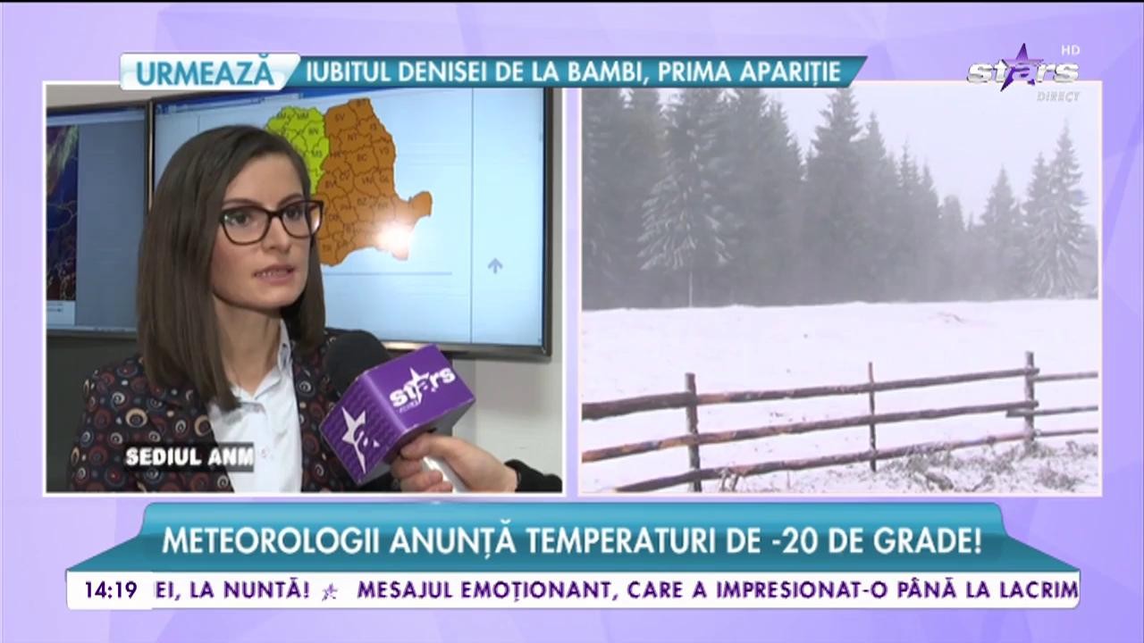 Ger &icirc;n toată țara de dragobete Meteorologii anunță temperaturi de -20 de grade