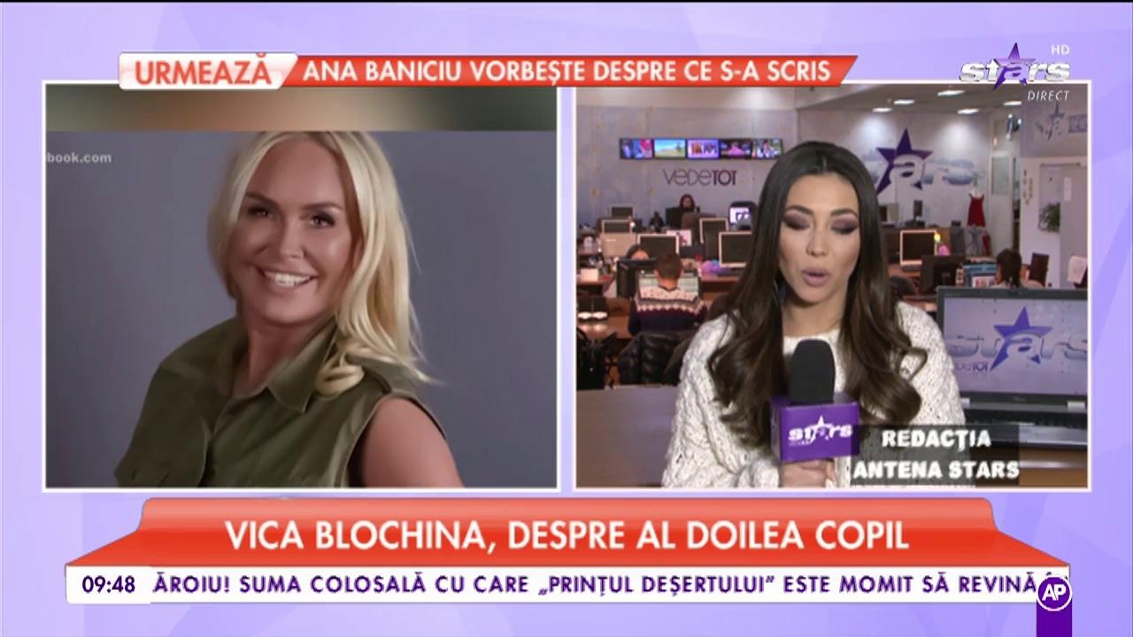 Vica Blochina, despre al doilea copil: Pe Edan nu îl întreb pentru că nici nu vrea să audă”