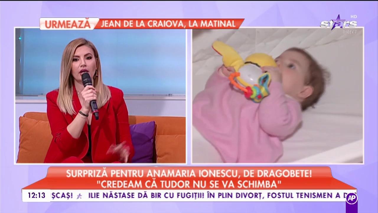 Surpriză pentru Anamaria Ionescu, de Dragobete: ”Mama stă la noi de când am născut”