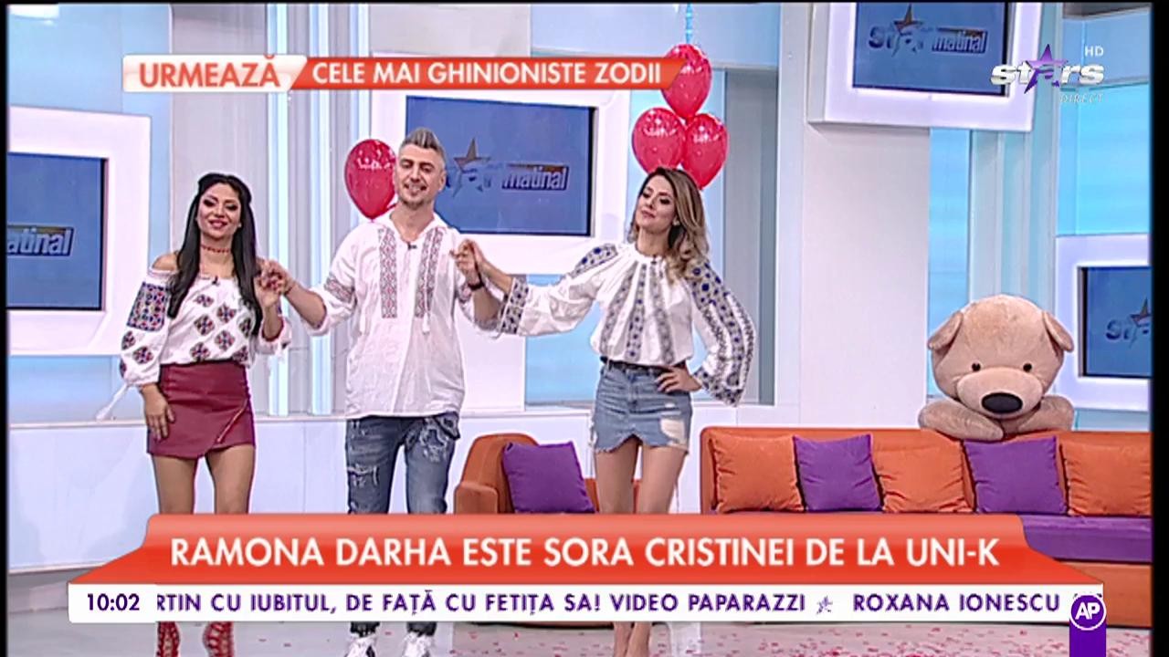 Ramona Darha cântă în platoul Star Matinal