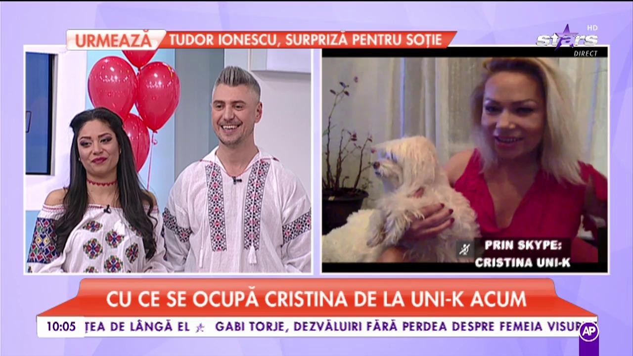 Ramona Darha și sora ei, Cristina de la ”Uni-K”, la Star Matinal