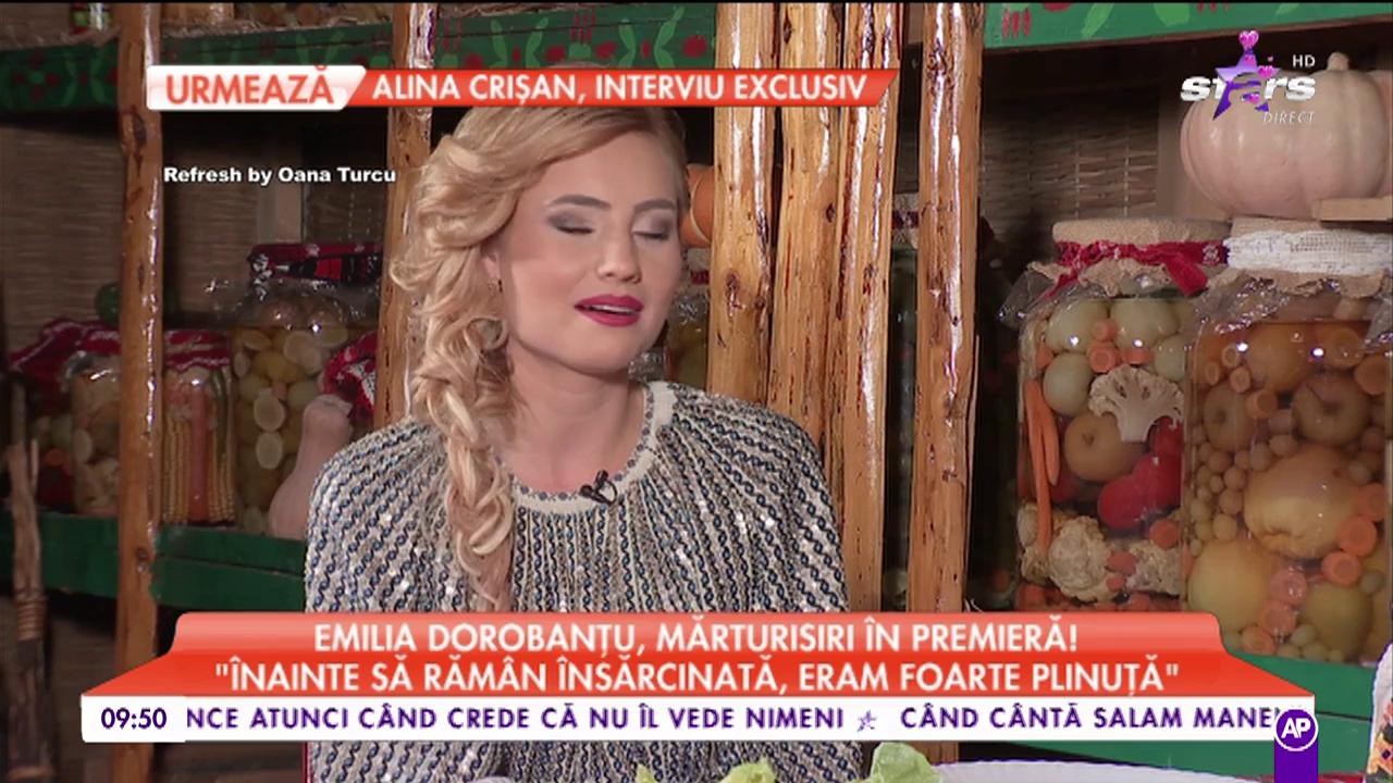 Emilia Dorobanțu, mărturisiri în premieră. Artista recunoaște că a făcut foamea