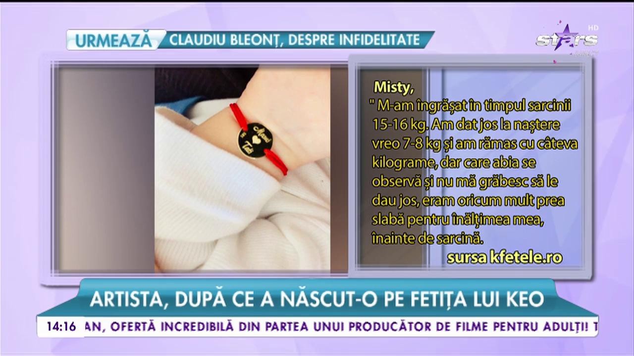 Cum a reușit Misty să slăbească, după ce a născut-o pe fetița lui Keo