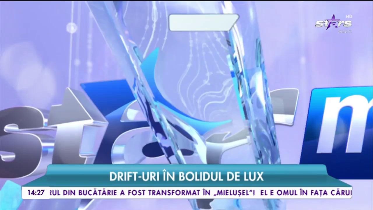 Senzații tari cu soțul Oanei Zăvoranu. Alex, drift-uri &icirc;n bolidul de lux