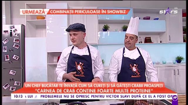 Chef bucătar ne învață cum să curătăm și șă gătim crabii proaspeți: „Carnea de crab conține foarte multe proteine”