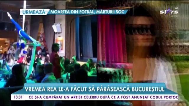 Cod roșu de vacanță pentru starurile autohtone. Vremea rea le-a făcut să părăsească Bucureștiul