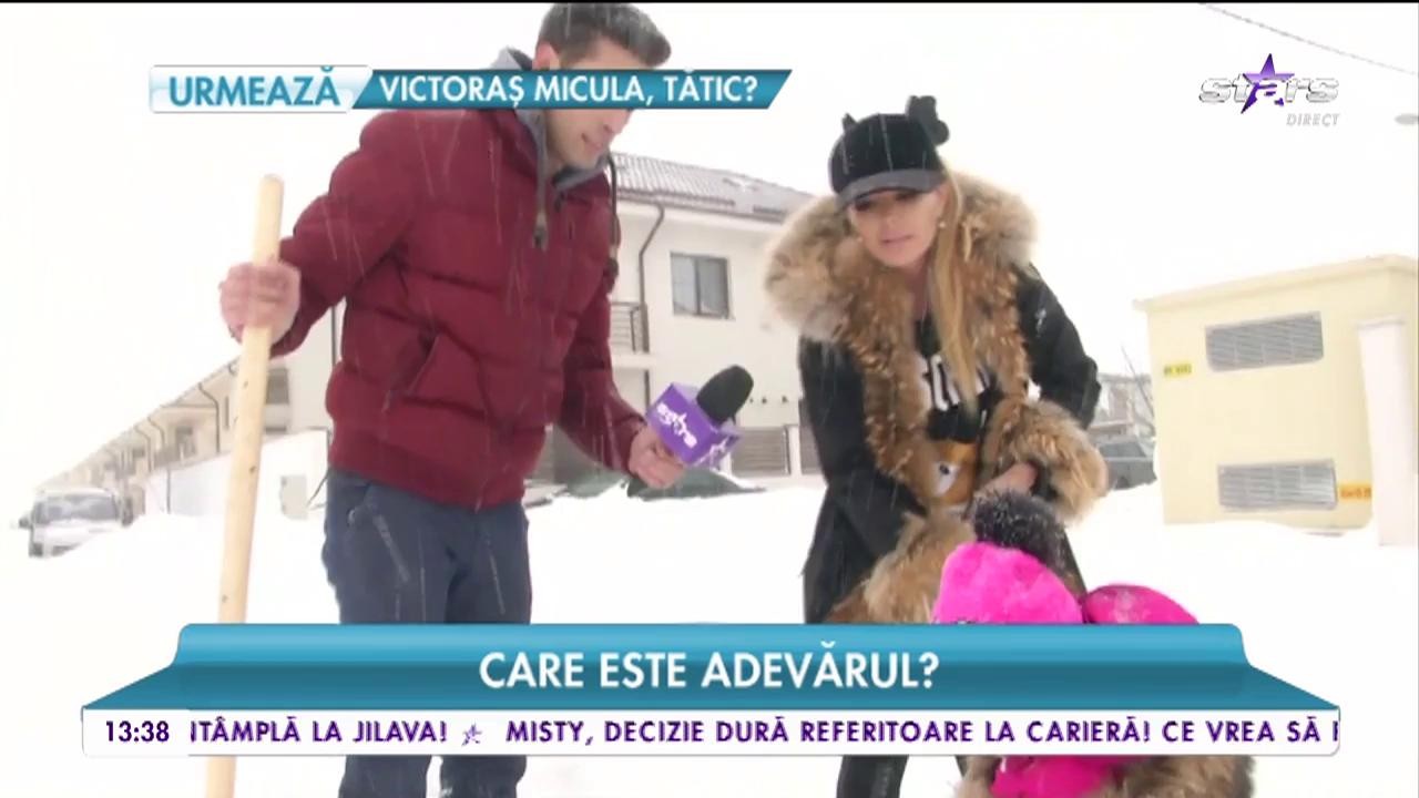 Ghinion pentru Roxana Vașniuc. Blondina, blocată din cauza nămeților