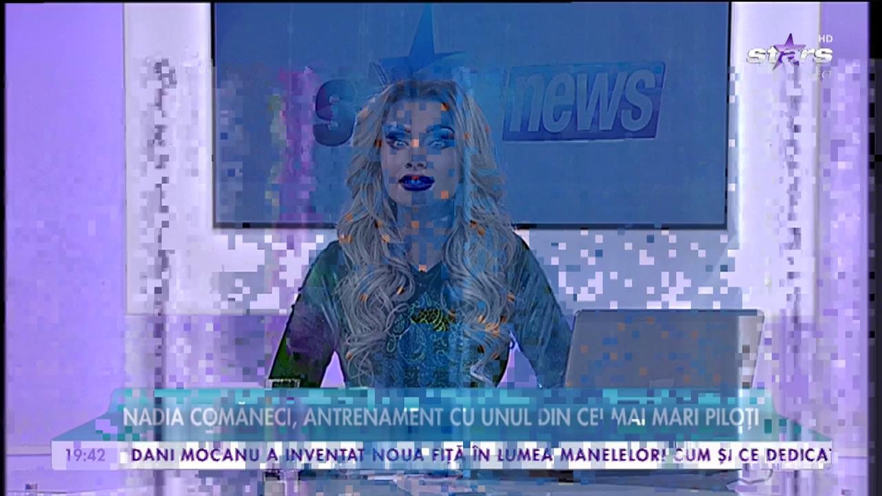 Nadia Comăneci, antrenament cu unul din cei mai mari piloți