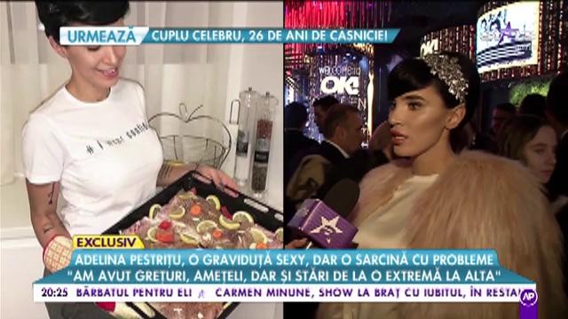 Adelina Pestrițu, o graviduță sexy, dar o sarcină cu probleme