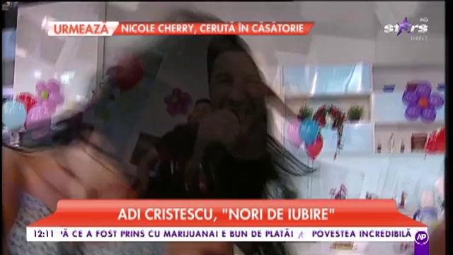 Adi Cristescu a cântat melodia „Nori de iubire”