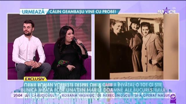 Oana Roman vorbește despre omul care a învățat-o tot ce știe: „Bunica mea a fost una din marile doamne ale Bucureștiului”