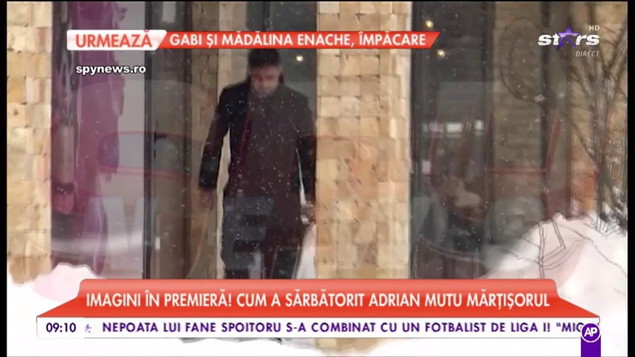 Imagini în premieră! Cum a sărbătorit Adrian Mutu ziua de 1 Martie