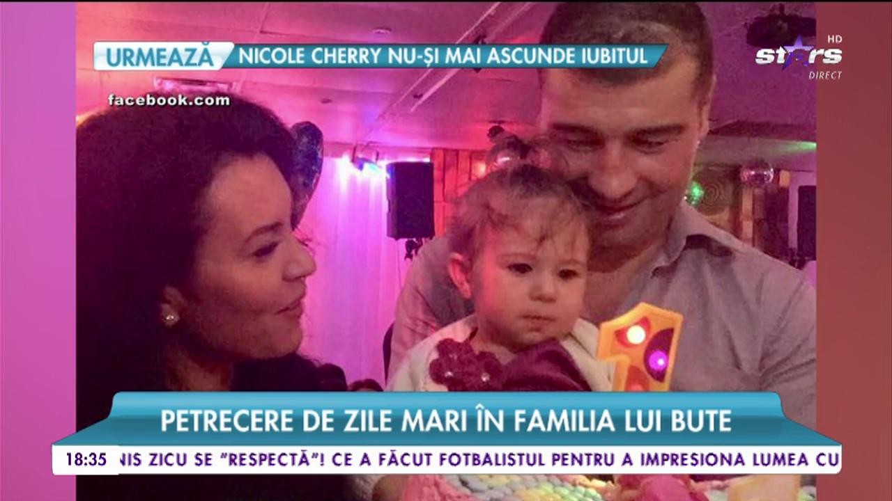 Petrecere de zile mai &icirc;n familia lui Bute. Fetiţa lui a &icirc;mplinit un anișor