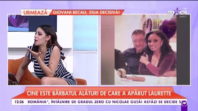 Cine este bărbatul alături de care a părut Laurette: ”Încă sunt căsătorită cu soțul meu