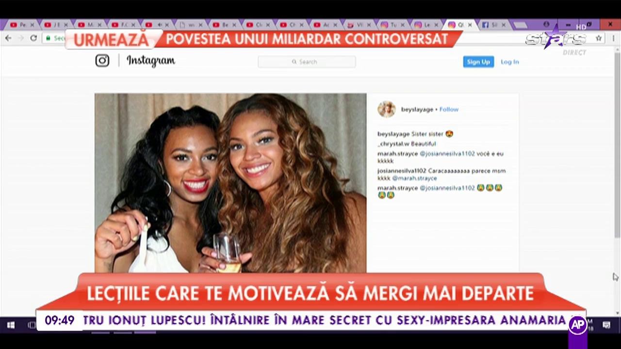 Beyonce își prezintă sora. Vedeta a postat o fotografie cu aceasta pe un cont de socializare