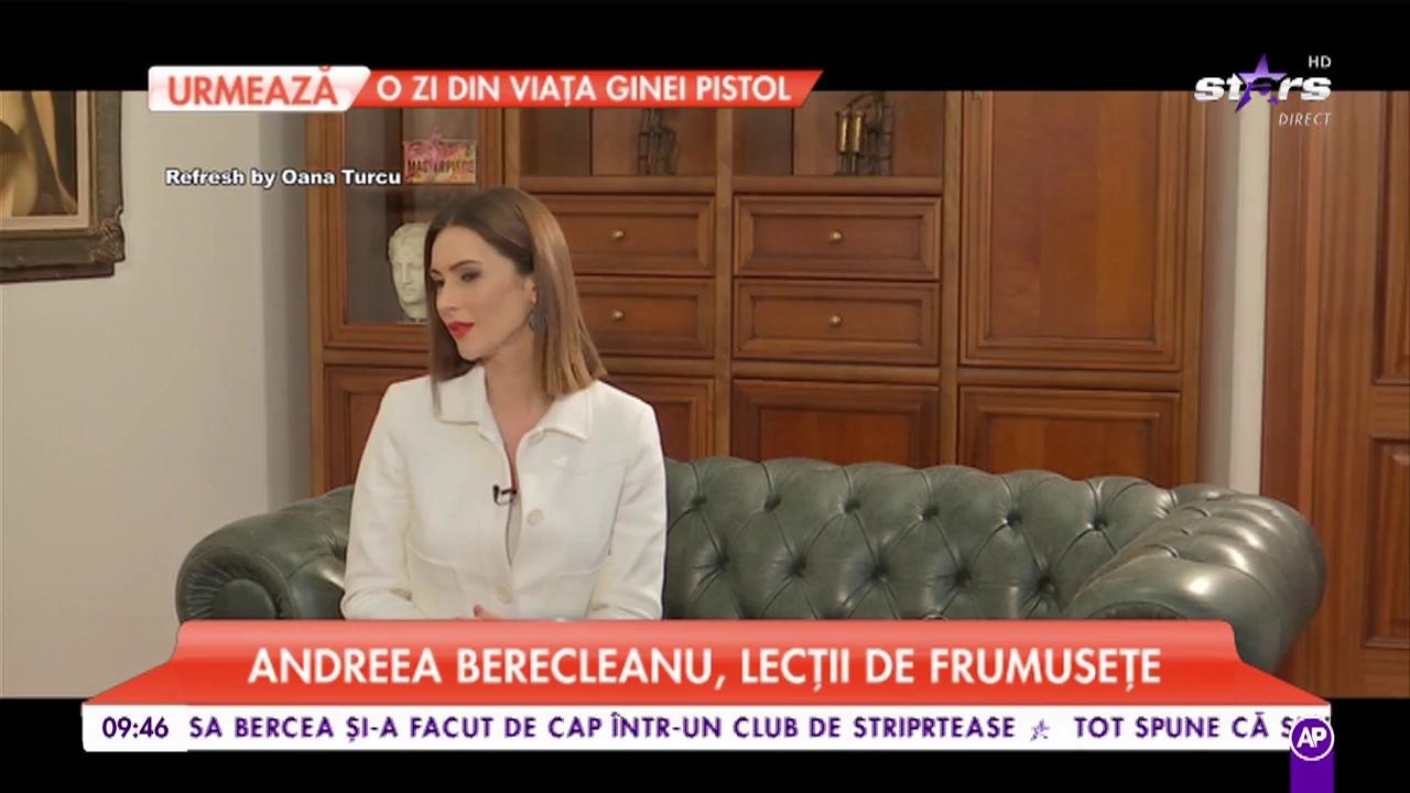 Andreea Berecleanu, lecții de frumusețe. Cea mai frumoasă prezentatoare de știri din România