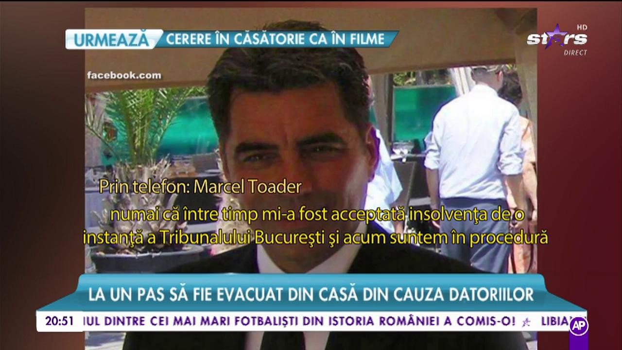 Marcel Toader, la un pas să fie evacuat din casă din cauza datoriilor