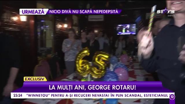 George Rotaru, rom&acirc;nul care a fugit de frica minerilor, şi-a aniversat ziua de naştere!
