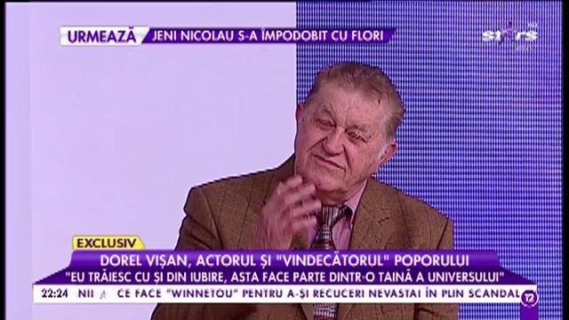 Dorel Vişan: "Secretul tinereţii nu stă &icirc;n a nu-ţi număra anii"