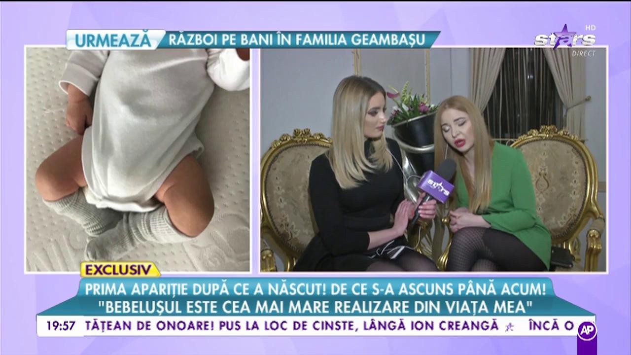 Alessia, proaspăta mămică, la un pas de depresie! Cum se tratează vedeta?