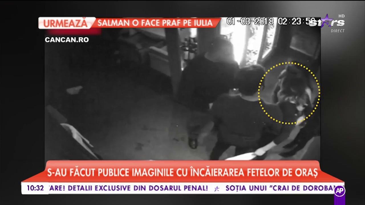 S-au făcut publice imaginile cu încăierarea fetelor de oraș. Imaginile prezentate pas cu pas