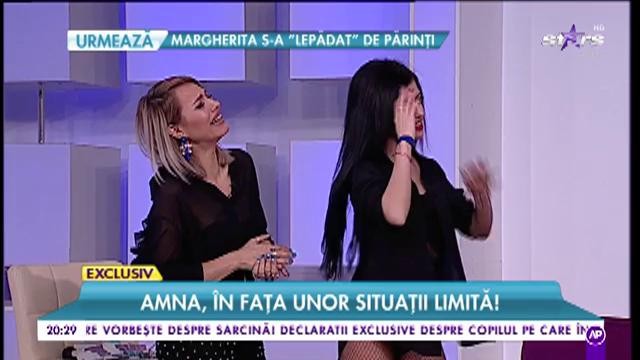 O nouă provocare pentru Amna! Artistă, pusă să taie lemne!