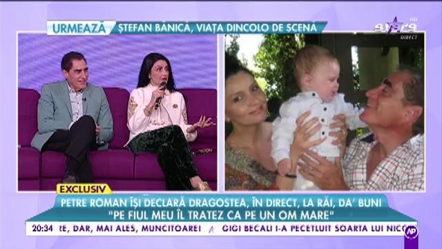 Petre Roman și Silvia Chifiriuc, încă romantici după nouă ani de căsnicie