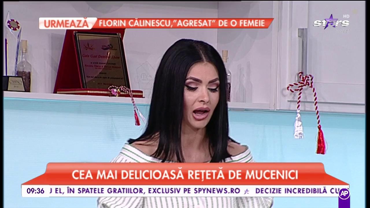 Raluca Dumitru gătește cea mai delicoasă rețetă de mucenici