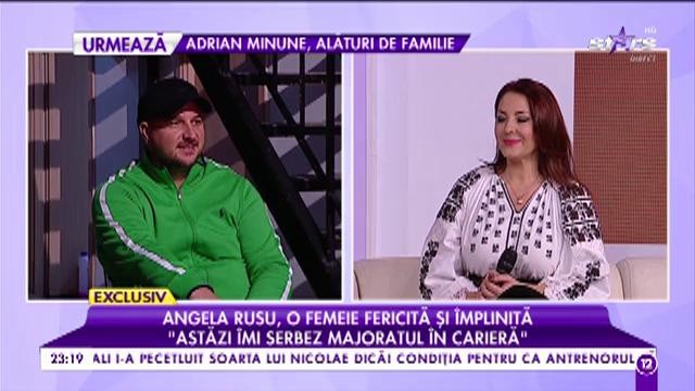 Angela Rusu, o femeie fericită și &icirc;mplinită: &bdquo;Am &icirc;mplinit 18 ani de carieră&rdquo;