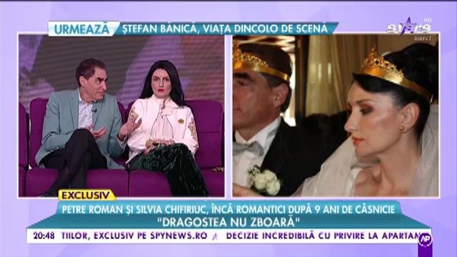 Petre Roman, despre căsnicia cu Silvia: „Noi ne iubim”