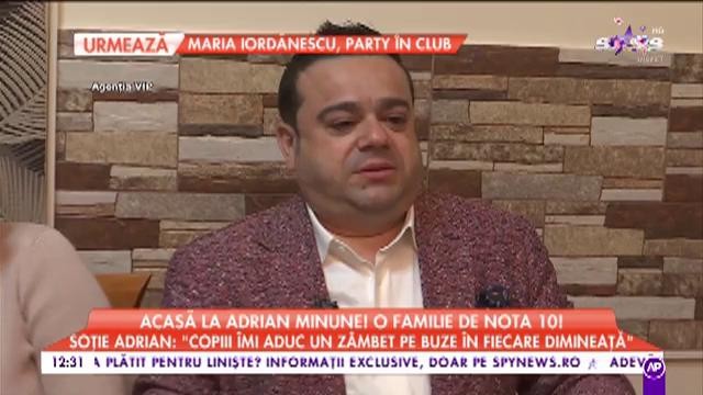 Acasă la Adrian Minune! O familie de nota 10: ”Am crescut mai mult la țară”