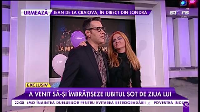 Oana Turcu a venit să-și &icirc;mbrățișeze iubitul soț de ziua lui