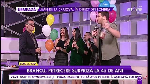 La mulți ani, Cristi Brancu! Petrecere surpriză la 45 de ani