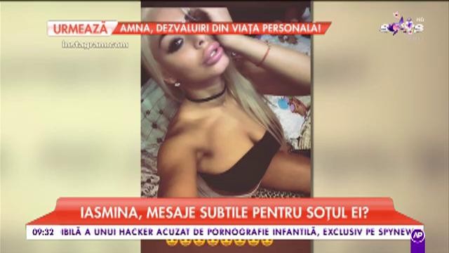 Iasmina, mesaje subtile pentru soțul ei? Ce se întâmplă între blondină și fostul fotbalist