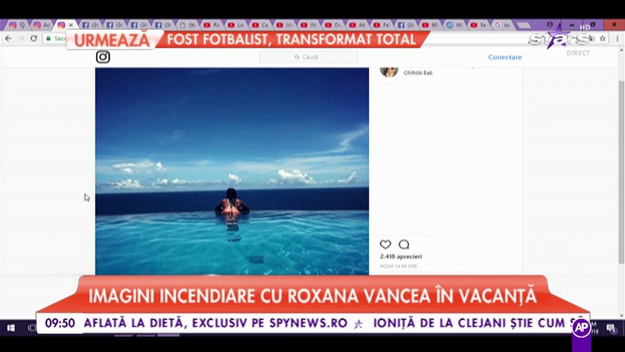 Imagini incendiare cu Roxana Vancea în vacanță